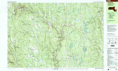 United States Geological Survey Goshen, MA (1997, 25000-Scale) digital map