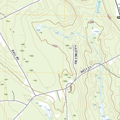 United States Geological Survey Goshen, MA (2021, 24000-Scale) digital map