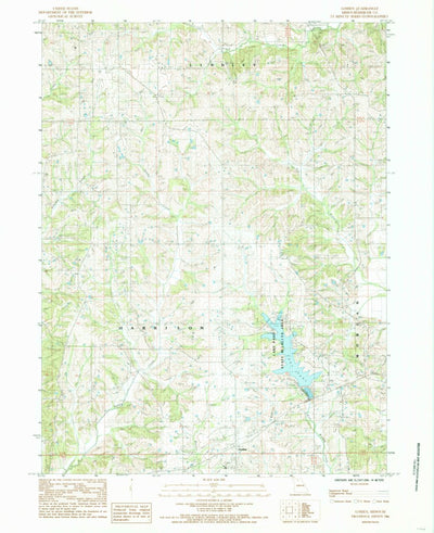 United States Geological Survey Goshen, MO (1984, 24000-Scale) digital map