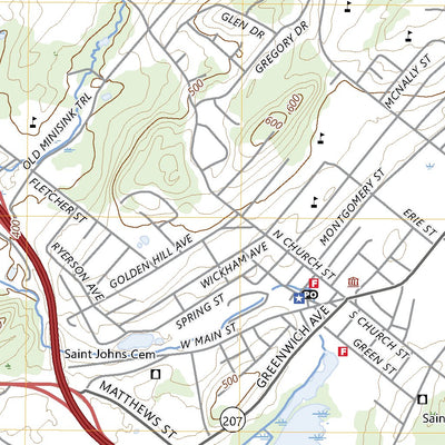 United States Geological Survey Goshen, NY (2023, 24000-Scale) digital map