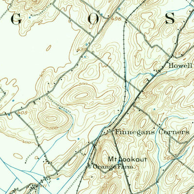 United States Geological Survey Goshen, NY-NJ (1906, 62500-Scale) digital map
