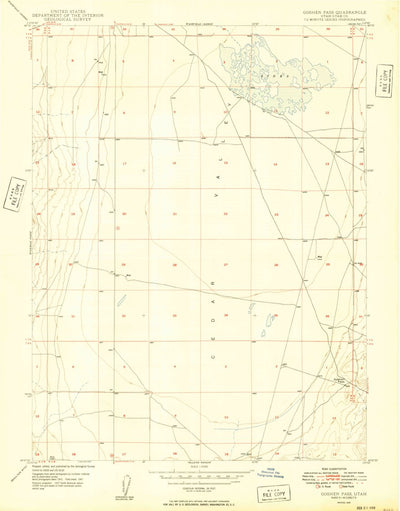 United States Geological Survey Goshen Pass, UT (1949, 24000-Scale) digital map