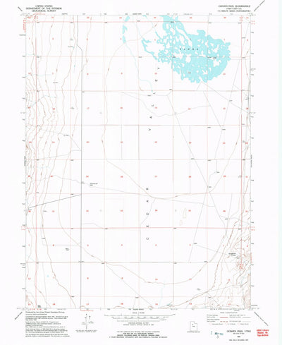 United States Geological Survey Goshen Pass, UT (1993, 24000-Scale) digital map