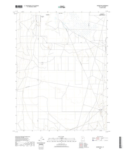 United States Geological Survey Goshen Pass, UT (2020, 24000-Scale) digital map