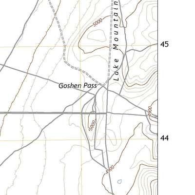United States Geological Survey Goshen Pass, UT (2023, 24000-Scale) digital map