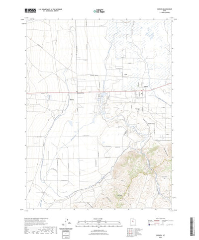 United States Geological Survey Goshen, UT (2023, 24000-Scale) digital map