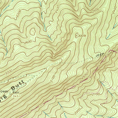 United States Geological Survey Goshen, VA (1967, 24000-Scale) digital map