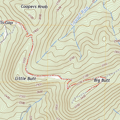 United States Geological Survey Goshen, VA (2022, 24000-Scale) digital map