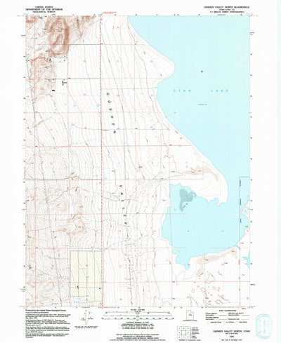 United States Geological Survey Goshen Valley North, UT (1994, 24000-Scale) digital map