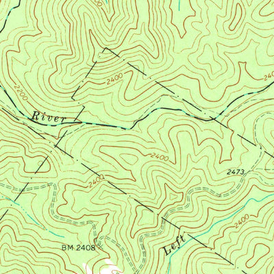 United States Geological Survey Goshen, WV (1967, 24000-Scale) digital map