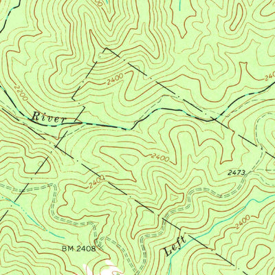 United States Geological Survey Goshen, WV (1967, 24000-Scale) digital map