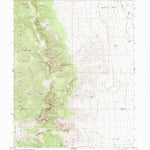 United States Geological Survey Goshute Canyon, UT (1972, 24000-Scale) digital map