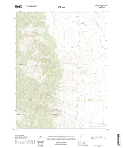 United States Geological Survey Goshute Canyon, UT (2023, 24000-Scale) digital map