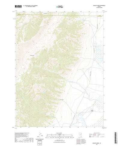 United States Geological Survey Goshute Creek, NV (2021, 24000-Scale) digital map