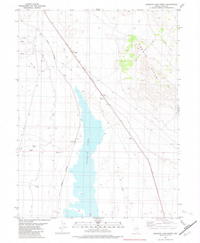 United States Geological Survey Goshute Lake North, NV (1982, 24000-Scale) digital map