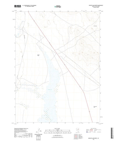 United States Geological Survey Goshute Lake North, NV (2021, 24000-Scale) digital map
