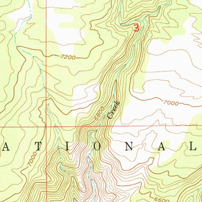 United States Geological Survey Goslin Mountain, UT-WY (1952, 24000-Scale) digital map