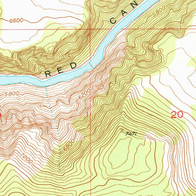 United States Geological Survey Goslin Mountain, UT-WY (1952, 24000-Scale) digital map