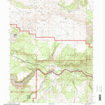 United States Geological Survey Goslin Mountain, UT-WY (1996, 24000-Scale) digital map