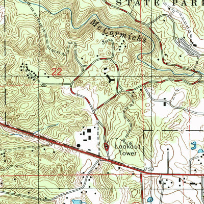 United States Geological Survey Gosport, IN (1998, 24000-Scale) digital map