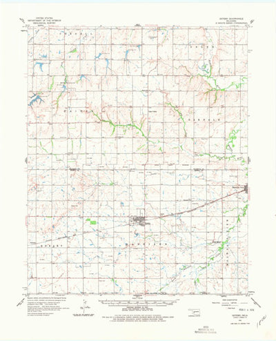 United States Geological Survey Gotebo, OK (1961, 62500-Scale) digital map