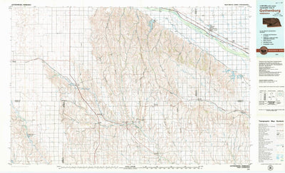 United States Geological Survey Gothenburg, NE (1979, 100000-Scale) digital map
