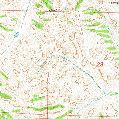 United States Geological Survey Gothenburg SW, NE (1970, 24000-Scale) digital map