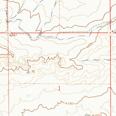 United States Geological Survey Gouchnour Ranch, MT (1963, 24000-Scale) digital map