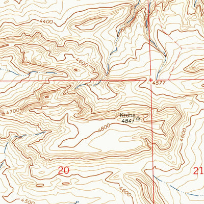 United States Geological Survey Gouchnour Ranch, MT (1963, 24000-Scale) digital map