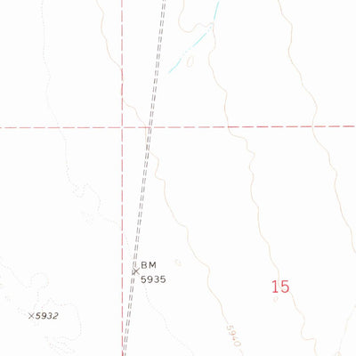 United States Geological Survey Gouge Eye Well, NV (1973, 24000-Scale) digital map