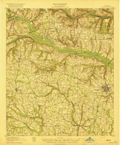 United States Geological Survey Gough, GA (1919, 62500-Scale) digital map