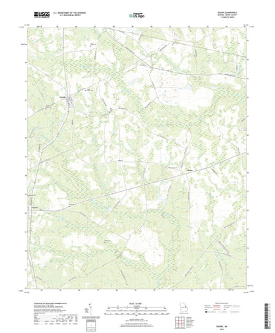 United States Geological Survey Gough, GA (2020, 24000-Scale) digital map