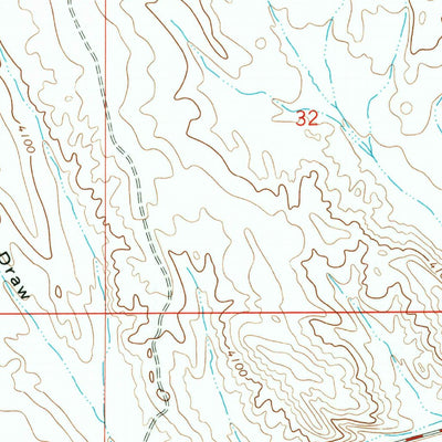United States Geological Survey Gould Butte, WY (1966, 24000-Scale) digital map