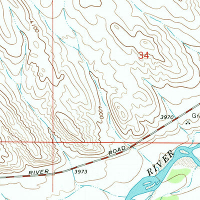 United States Geological Survey Gould Butte, WY (1966, 24000-Scale) digital map