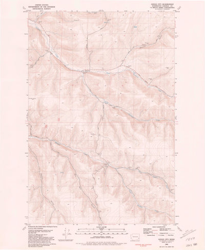 United States Geological Survey Gould City, WA (1981, 24000-Scale) digital map