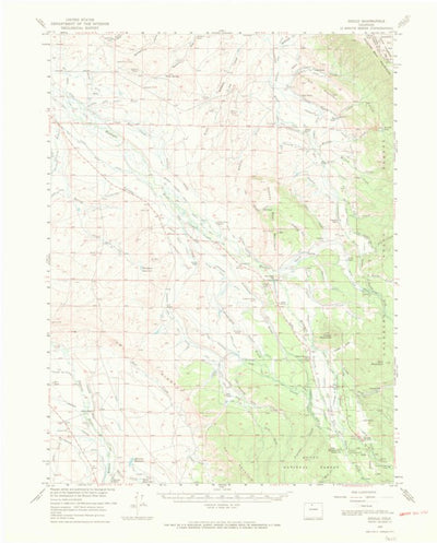 United States Geological Survey Gould, CO (1956, 62500-Scale) digital map