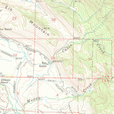 United States Geological Survey Gould, CO (1956, 62500-Scale) digital map