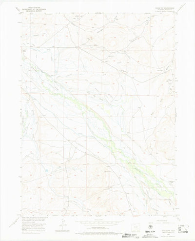 United States Geological Survey Gould NW, CO (1955, 24000-Scale) digital map