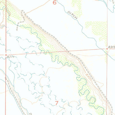 United States Geological Survey Gould NW, CO (1955, 24000-Scale) digital map