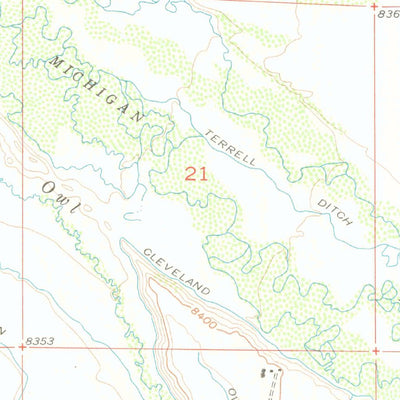 United States Geological Survey Gould NW, CO (1955, 24000-Scale) digital map