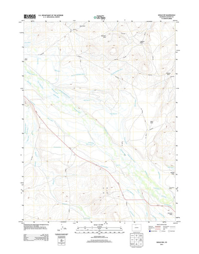 United States Geological Survey Gould NW, CO (2013, 24000-Scale) digital map