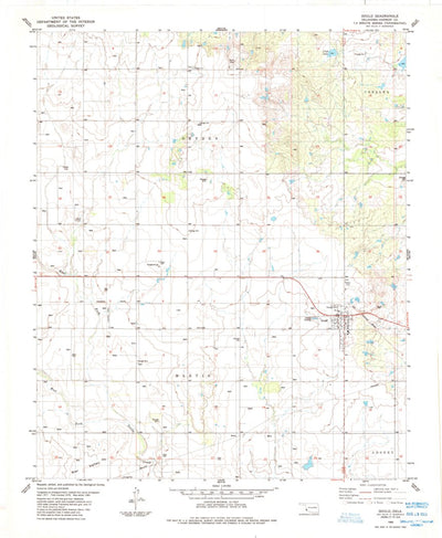 United States Geological Survey Gould, OK (1985, 24000-Scale) digital map