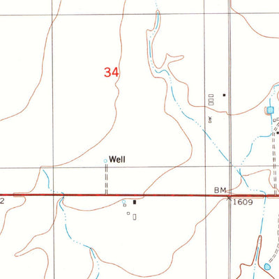 United States Geological Survey Gould, OK (1985, 24000-Scale) digital map