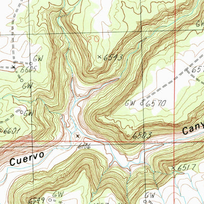 United States Geological Survey Gould Pass, NM (1985, 24000-Scale) digital map