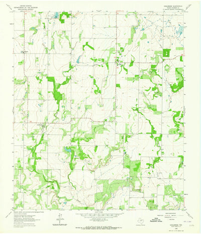 United States Geological Survey Gouldbusk, TX (1962, 24000-Scale) digital map