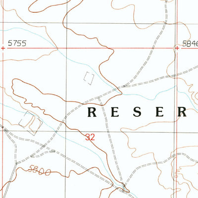 United States Geological Survey Goulding NE, UT (1989, 24000-Scale) digital map