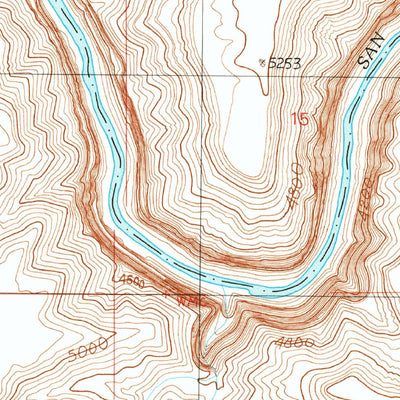United States Geological Survey Goulding NE, UT (1989, 24000-Scale) digital map