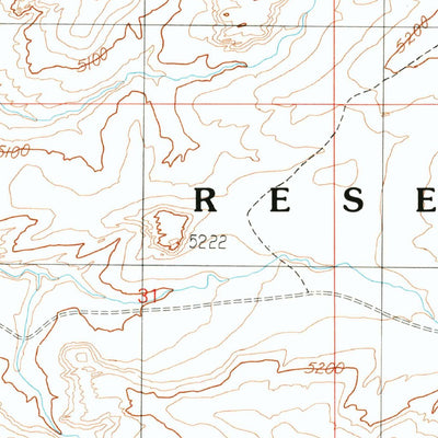 United States Geological Survey Goulding NW, UT (1989, 24000-Scale) digital map