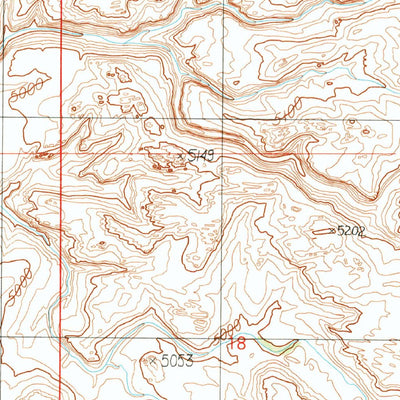 United States Geological Survey Goulding NW, UT (1989, 24000-Scale) digital map