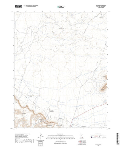United States Geological Survey Goulding, UT (2023, 24000-Scale) digital map